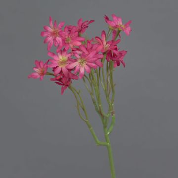 Fiore finto di tripolium pannonicum NAMINA, fucsia, 45cm