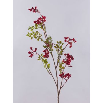 Ramo di bacche di sambuco artificiali THEYGE con frutti, rosso, 75cm Ramo di bacche di sambuco artificiali THEYGE con frutti, rosso, 75cm