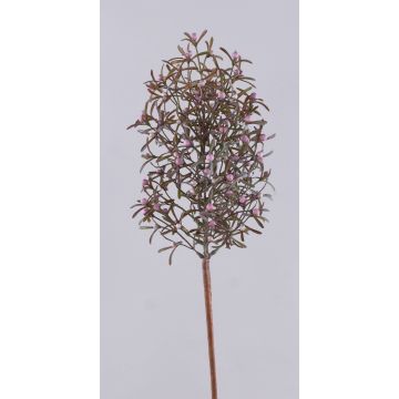 Ramo decorativo finto con bacche VARDALIN con frutti, verde-rosa, 80cm