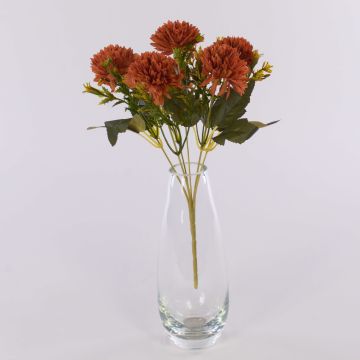 Dalia decorativa SALAMITUS su bastoncino, arancione, 30 cm