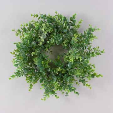 Ghirlanda artificiale di eucalipto JULERTE, verde-grigio, Ø 40 cm