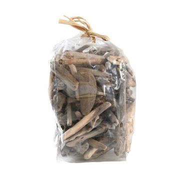 Decorazione naturale WENDY, legno galleggiante, 4-14 cm, 400 g