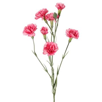 Ramo artificiale di garofano PIARA, rosa, 60 cm, Ø 2-5 cm