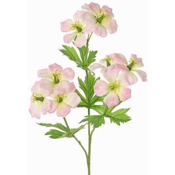 Pianta artificiale ramo di geranio ZEDENA, rosa-crema, 70cm, Ø6cm Pianta artificiale ramo di geranio ZEDENA, rosa-crema, 70cm, Ø6cm
