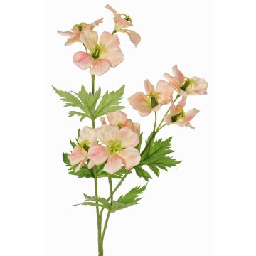 Ramo artificiale di geranio ZEDENA, pesca-rosa, 70cm, Ø6cm Ramo artificiale di geranio ZEDENA, pesca-rosa, 70cm, Ø6cm