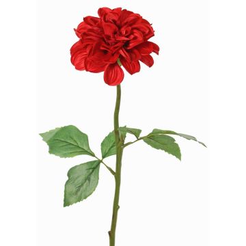 Dalia artificiale TINKALA, rossa, 60cm, Ø12cm