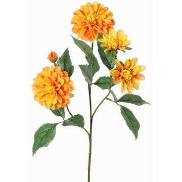 Ramo decorativo dalia artificiale QUINKA, giallo-arancio, 70 cm Ramo decorativo dalia artificiale QUINKA, giallo-arancio, 70 cm