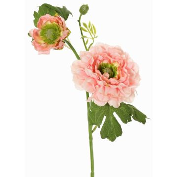 Ramo artificiale ranuncolo SAGARA, rosa, 45 cm, Ø 5-8 cm Ramo artificiale ranuncolo SAGARA, rosa, 45 cm, Ø 5-8 cm