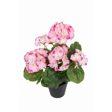 Geranio artificiale ELISABETTA in vaso decorativo, rosa-fucsia, 35 cm Geranio artificiale ELISABETTA in vaso decorativo, rosa-fucsia, 35 cm
