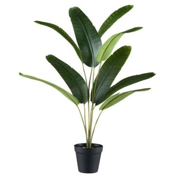 Palma artificiale pianta di banano LACTER in vaso decorativo, 50 cm