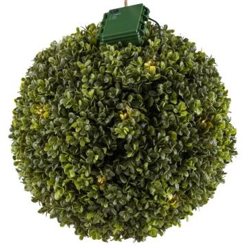 Palla di bosso artificiale WUNDYR, LED, crossdoor, Ø 30 cm