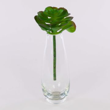 Echeveria gibbiflora artificiale ERNESTO, stelo, verde, 23cm, Ø13cm