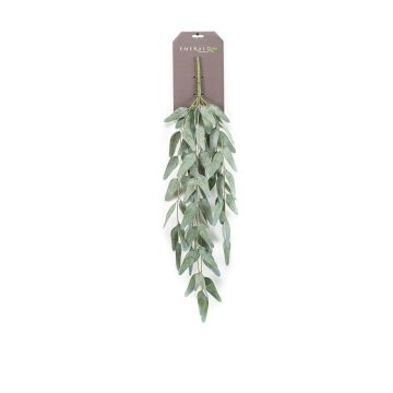 Eucalipto artificiale TRIWEN su bastone, pendente, verde-grigio, 75 cm