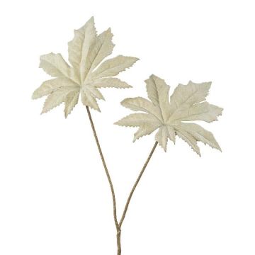 Ramo artificiale di Aralia JOMLER, grigio crema, 50 cm