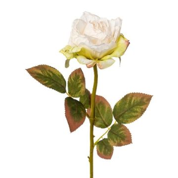 Fiore artificiale rosa DRINT, bianco, 55 cm Fiore artificiale rosa DRINT, bianco, 55 cm