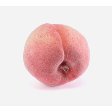Frutta artificiale pesca JODIE, rosso-giallo, 8 cm