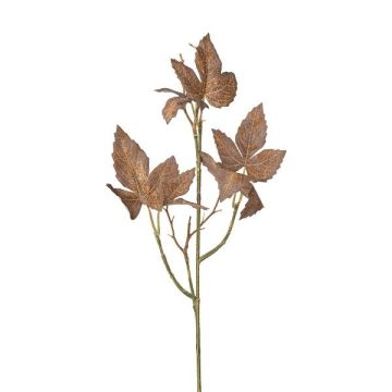 Ramo decorativo vite nana a tre punte PLERMO, marrone, 60 cm