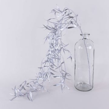 Ramo di salice piangente artificiale DIMMI, glitter, argento, 100cm Ramo di salice piangente artificiale DIMMI, glitter, argento, 100cm