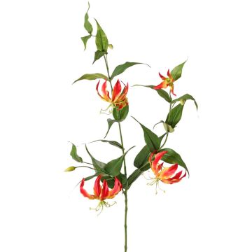 Corona artificiale KINTARO, arancione-giallo, 120 cm