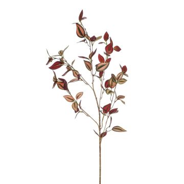 Ramo decorativo Tradescantia zebrina ROVILB, rosso bordeaux, 90 cm