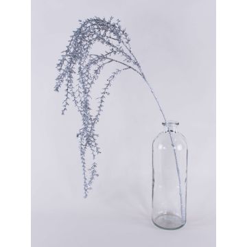 Ramo artificiale di rhipsalis HASAN, glitter, argento, 120cm