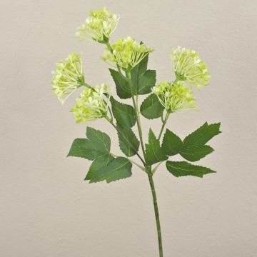 Viburnum artificiale YAMUNA, crema-bianco, 45cm, Ø7cm