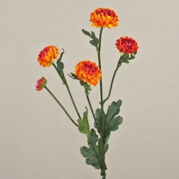 Crisantemo artificiale RYON, arancione, 70cm, Ø3-5cm