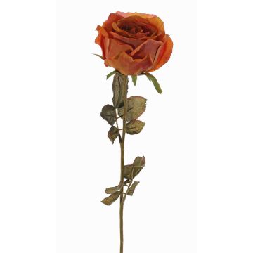 Rosa artificiale NAJMA, arancione-fucsia, 65cm, Ø10cm Rosa artificiale NAJMA, arancione-fucsia, 65cm, Ø10cm