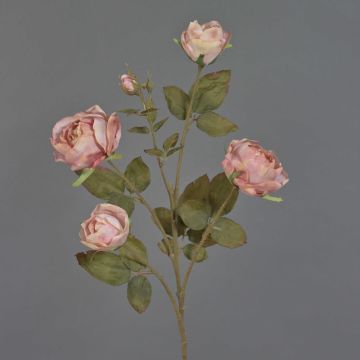 Ramo artificiale di rose SITARA, rosa antica, 75cm, Ø5-8cm Ramo artificiale di rose SITARA, rosa antica, 75cm, Ø5-8cm