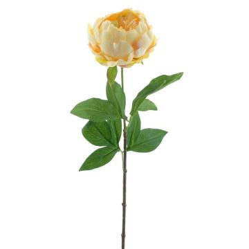 Peonia artificiale TALFY, gialla, 65 cm