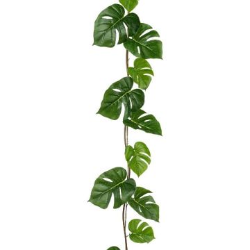 Ghirlanda artificiale Philodendron Monstera Deliciosa PABRON, 185 cm