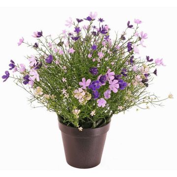 Fiore decorativo Impatiens GISINDA in vaso decorativo, lilla-lilla chiaro, 40cm Fiore decorativo Impatiens GISINDA in vaso decorativo, lilla-lilla chiaro, 40cm