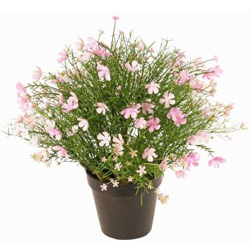 Fiore decorativo Impatiens GISINDA in vaso decorativo, rosa-crema, 40cm Fiore decorativo Impatiens GISINDA in vaso decorativo, rosa-crema, 40cm