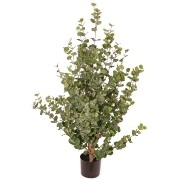 Albero di eucalipto artificiale TONFYN, tronco naturale, verde, 130 cm Albero di eucalipto artificiale TONFYN, tronco naturale, verde, 130 cm