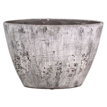 Vaso per orchidee in ceramica ADELPHOS, ovale, effetto pietra, grigio scuro-bianco, 32x14,5x22,5cm Vaso per orchidee in ceramica ADELPHOS, ovale, effetto pietra, grigio scuro-bianco, 32x14,5x22,5cm
