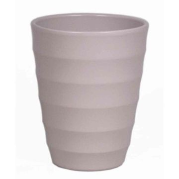 Fioriera in ceramica IZEH per orchidee, grigio-opaco, 17cm, Ø14cm Fioriera in ceramica IZEH per orchidee, grigio-opaco, 17cm, Ø14cm