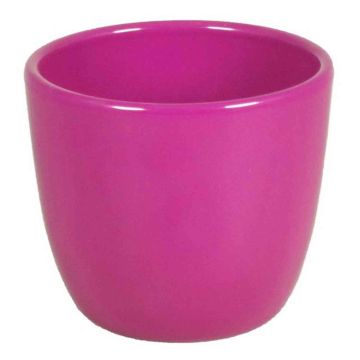 Piccolo vaso in ceramica per piante TEHERAN BASAR, fucsia, 6cm, Ø7,5cm