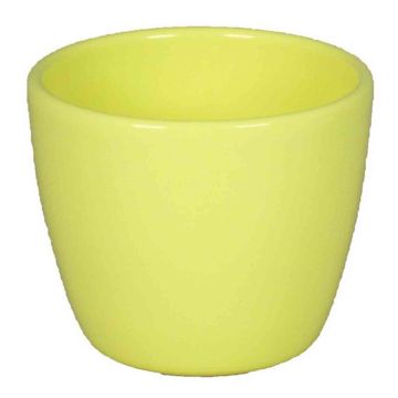 Piccolo vaso in ceramica per piante TEHERAN BASAR, giallo chiaro, 6cm, Ø7,5cm