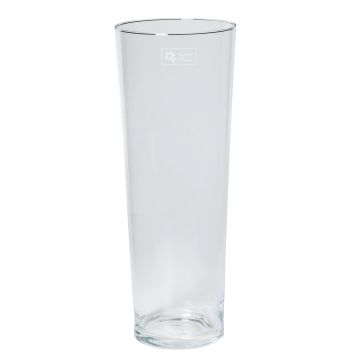 Vaso conico di fiori AMNA OCEAN in vetro, trasparente, 40cm, Ø15cm Vaso conico di fiori AMNA OCEAN in vetro, trasparente, 40cm, Ø15cm