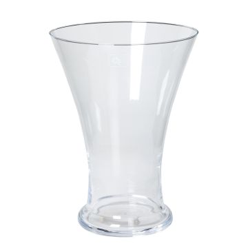 Vaso di vetro DESTAN, trasparente, 30cm, Ø22cm