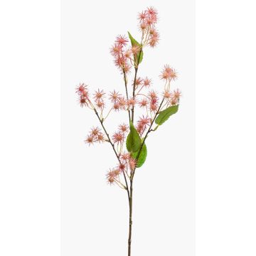 Ramo artificiale di ricino GROBAS con fiori, rosa, 80cm