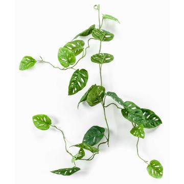 Ghirlanda artificiale di filodendro Monstera Deliciosa PUYA, 120cm