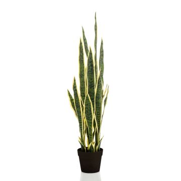 Sansevieria finto ELENE, verde-giallo, 95cm