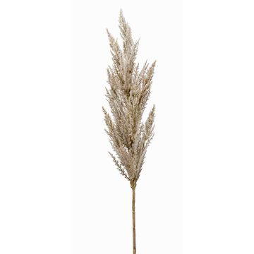 Ramo artificiale di erba della Pampa BATERNO, crema, 90cm