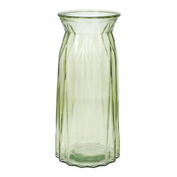 Vaso da fiori RUBIE in vetro, verde chiaro-trasparente, 20cm, Ø10,8cm Vaso da fiori RUBIE in vetro, verde chiaro-trasparente, 20cm, Ø10,8cm