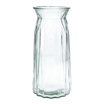 Vaso da fiori RUBIE in vetro, trasparente, 24 cm, Ø 11 cm