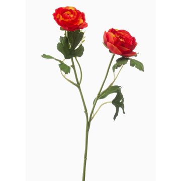 Ramo decorativo ramo di ranuncoli FLORANCE, arancione scuro, 45 cm