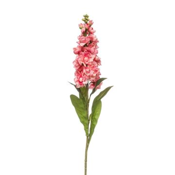 Fiore artificiale Levkoje DIHALLA, corallo, 80 cm