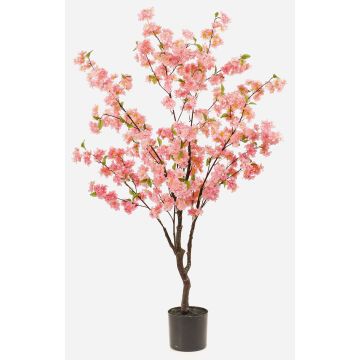 Albero di ciliegio artificiale JANKFUN con fiori, tronco artificiale, rosa, 135 cm