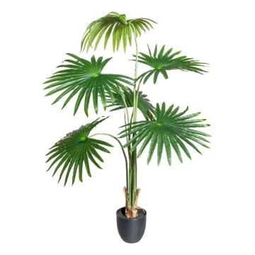 Palma artificiale Washingtonia FENHAL in vaso decorativo, 120 cm